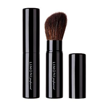 LIMONI Кисть выдвижная со срезанным углом для пудры и румян № 30, коза / Professional, фото 2