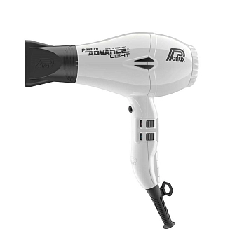PARLUX Фен Advance Light Ceramic+Ionic белый, ионизация, 2 насадки 2200 Вт, фото 1