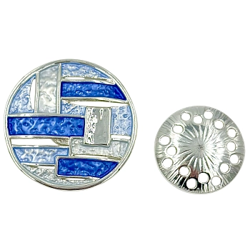 IWOU PROFESSIONAL Брошь-магнит Круг удачи синий, фото 2