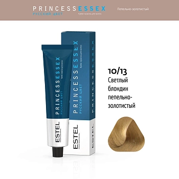 ESTEL PROFESSIONAL 10/13 краска для волос, светлый блондин пепельно-золотистый (солнечный берег) / ESSEX Princess 60 мл, фото 2