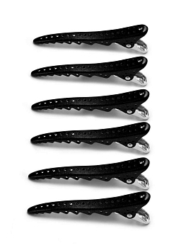 Зажимы крокодилы Mustang ZM09 Чёрный - 6 шт/уп