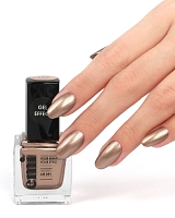 E.MI 157 лак ультрастойкий для ногтей, Золотое переплетение / Gel Effect 9 мл, фото 4