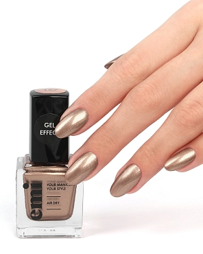 E.MI 157 лак ультрастойкий для ногтей, Золотое переплетение / Gel Effect 9 мл