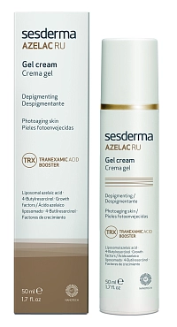 SESDERMA Крем-гель депигментирующий для лица / AZELAC RU Gel cream 50 мл