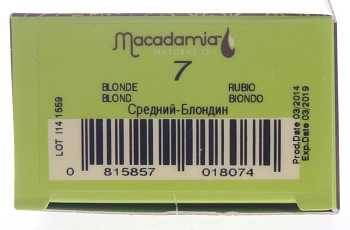 MACADAMIA NATURAL OIL 7 краска для волос, средний блондин / MACADAMIA COLORS 100 мл, фото 5