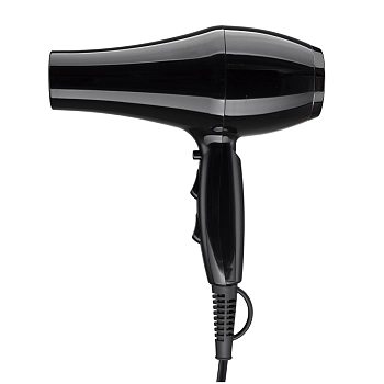 Фен профессиональный для волос VIXEN4, черный глянец, 2 насадки-концентратора + диффузор 2600W