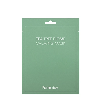 Маска тканевая интенсивно успокаивающая для лица с чайным деревом / Tea Tree Biome Calming Mask 25 мл