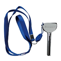 DEWAL PROFESSIONAL Выжиматель тюбика ключ, алюминиевый, на шнурке, фото 1