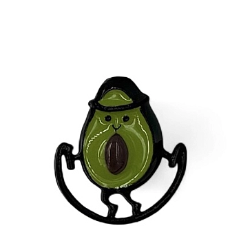 Брошь-значок Авокадо на скакалке