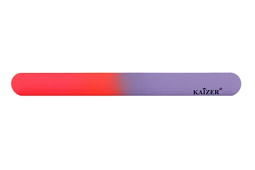 KAIZER Пилка шлифовочная на деревянной основе, прямая, цвет розово-голубой, 180/220