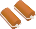 Бигуди резиновые оранжевые, d 32x70 мм 10 шт