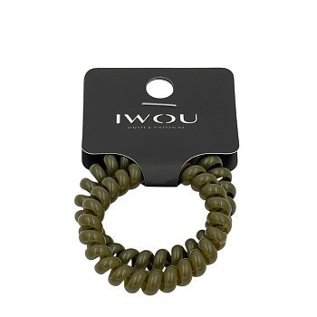 Резинка пружинка Глянец хаки 2шт