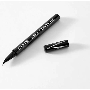 LARTE DEL BELLO Подводка-маркер для век с изогнутой кистью, черная / SELF-CONTROL 1.4 г, фото 3