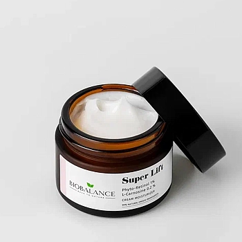 BIOBALANCE Крем для лица с фиторетинолом 1%+ L-карнозином 0,2% / SUPER LIFT CREAM 50 мл, фото 3