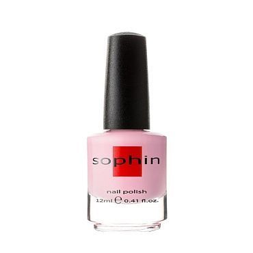 SOPHIN 0342 лак для ногтей, светло-розовый с холодным подтоном пастельный / Macaroons 12 мл