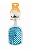 KAIZER Расчёска массажная, вентиляционная Имидж, пластик, цвет бело-синий, фото 2