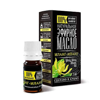 КРЫМСКИЕ МАСЛА Масло эфирное, иланг-иланг, капельный дозатор / Крымские масла 5 мл, фото 2