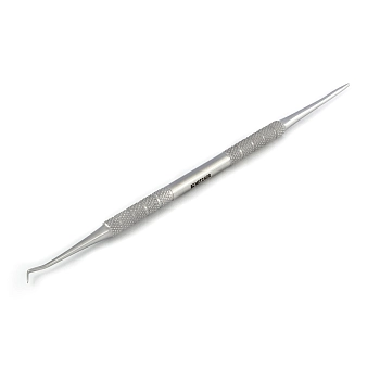 METZGER Кюретка узкая короткая, лопатка + металлическая пилка 2 в 1 PL-169(2), фото 3