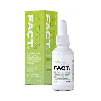 ART&FACT Сыворотка пилинг-эксфолиант для лица / Glycolic acid 10%+AHA Complex 0,2%+Salicyl Ac 30 мл, фото 2