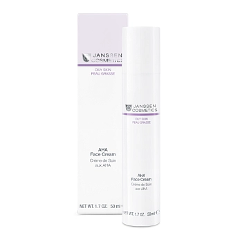JANSSEN COSMETICS Крем легкий активный с фруктовыми кислотами / AHA Face Cream OILY SKIN 50 мл, фото 2