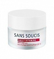 Крем антивозрастной питательный для сухой кожи SPF 10 / ANTI AGE  Rich Day Care 50 мл, SANS SOUCIS