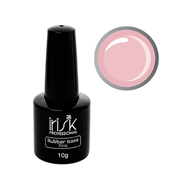 IRISK PROFESSIONAL База каучуковая камуфлирующая для ногтей, нежно-розовая / Rubber Base Pink 10 гр, фото 2