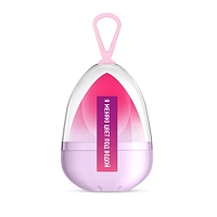 SOLOMEYA Спонж косметический для макияжа меняющий цвет, фиолетовый-розовый / Color Changing blending sponge Purple-pink, фото 3