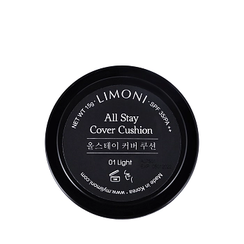 LIMONI Блок запасной для кушона тонального SPF 35 PA++ № 01 (рефил) / All Stay Cover Cushion Refill Light, фото 6