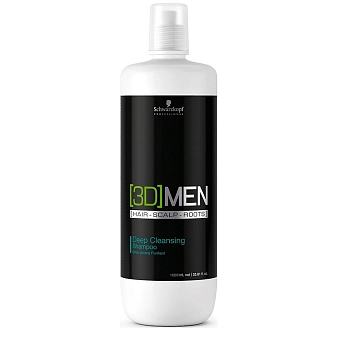SCHWARZKOPF PROFESSIONAL Шампунь для глубокого очищения, для мужчин / ВС [3D]MEN 1000 мл, фото 1