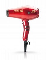 Фен Parlux 385 Power Light красный, ионизация, 2 насадки 2150 Вт, PARLUX
