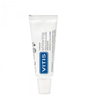 DENTAID Щётка зубная в твердой упаковке Vitis Soft/souple + Зубная паста Vitis Whitening 15 мл, фото 2