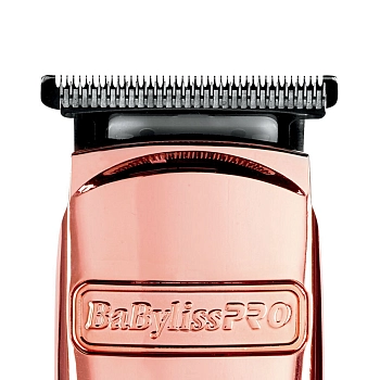 BABYLISS PRO Триммер для окантовки ROSE BARBER SPIRIT аккумуляторно-сетевой, 0,2 мм, 2 насадки, фото 2