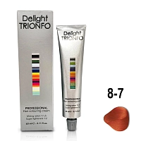 CONSTANT DELIGHT 8-7 крем-краска стойкая для волос, светло-русый медный / Delight TRIONFO 60 мл, фото 2