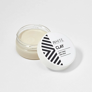 WHITE COSMETICS Глина для укладки волос / WHITE 50 мл, фото 2