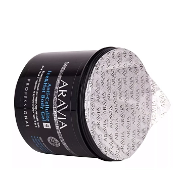ARAVIA Professional Гель контрастный антицеллюлитный для тела с термо и крио эффектом / Organic Anti-Cellulite Ice&Hot Body Gel 550 мл, фото 3