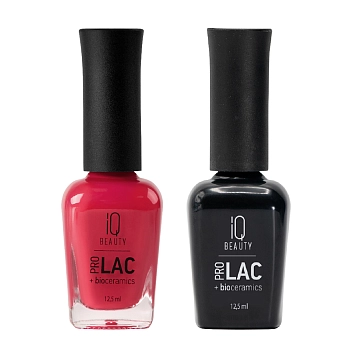 IQ BEAUTY 134 лак для ногтей укрепляющий с биокерамикой / Nail Polish PROLAC+bioceramics 12,5 мл, фото 3