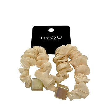 Резинка для волос Глазурь топленое молоко 2шт