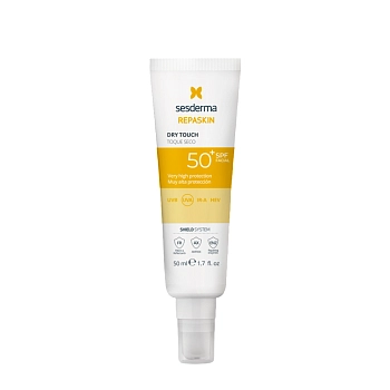 Средство солнцезащитное для лица с матовым эффектом SPF50 /REPASKIN DRY TOUCH Facial sunscreen 50 мл