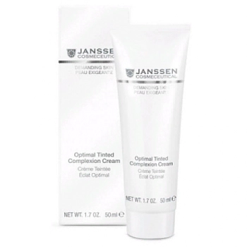 JANSSEN COSMETICS Крем дневной Оптимал Комплекс SPF 10 / Optimal Tinted Complexion Cream Medium 50 мл, фото 3