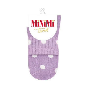 Носки женские с высокой резинкой в горошек Lilla 39-41 / MINI TREND 4209