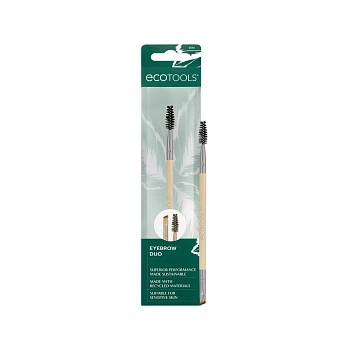 ECOTOOLS Кисть двусторонняя для макияжа бровей / Eyebrow Brush Duo, фото 2