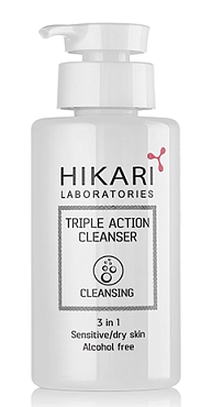 HIKARI LABORATORIES Крем очищающий тройного действия для чувствительной кожи / Triple Action Cleanser 250 мл