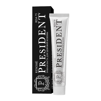 PRESIDENT Паста зубная / PRESIDENT Renome 75 RDA 75 гр, фото 3