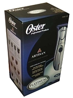 OSTER Машинка окантовочная Artisan Platinum, аккумуляторная, 2 ножа, 5 насадок, фото 8