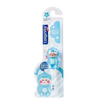 Щетка зубная детская от 2-х лет, 10 000 щетинок / Longa Vita, LONGA VITA