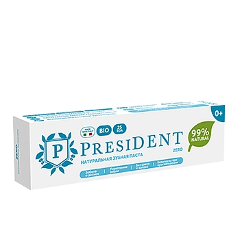 PRESIDENT Паста зубная детская 0+ (25 RDA) / President Zero 32 г, фото 4
