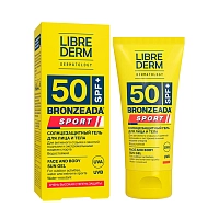 LIBREDERM Гель солнцезащитный для лица и тела SPF 50 / BRONZEADA SPORT 150 мл, фото 2