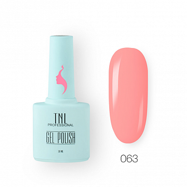 TNL PROFESSIONAL 063 гель-лак для ногтей 8 чувств, розовый лимонад / TNL 10 мл