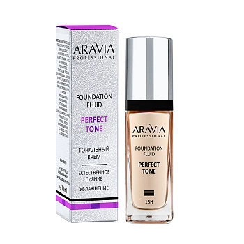 ARAVIA Professional Крем тональный для увлажнения и естественного сияния кожи, 01 / foundation PERFECT TONE 30 мл, фото 2