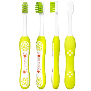 REVYLINE Щетка зубная детская от 0 до 3 лет, желтая / Baby S3900, фото 2